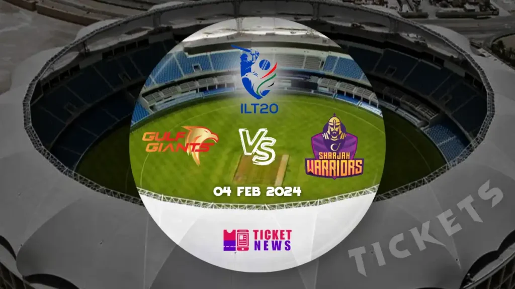 Gulf Giants VS Sharjah Warriors Tickets