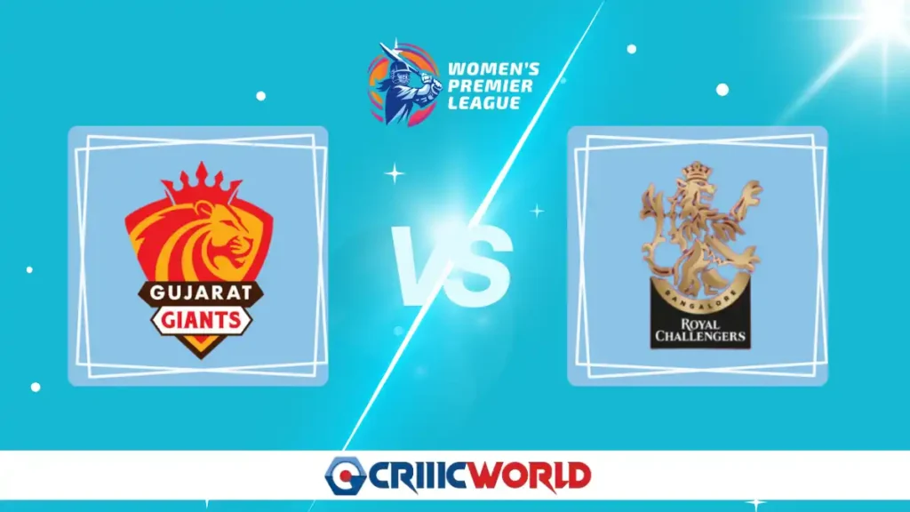 GG vs RCB WPL Tickets