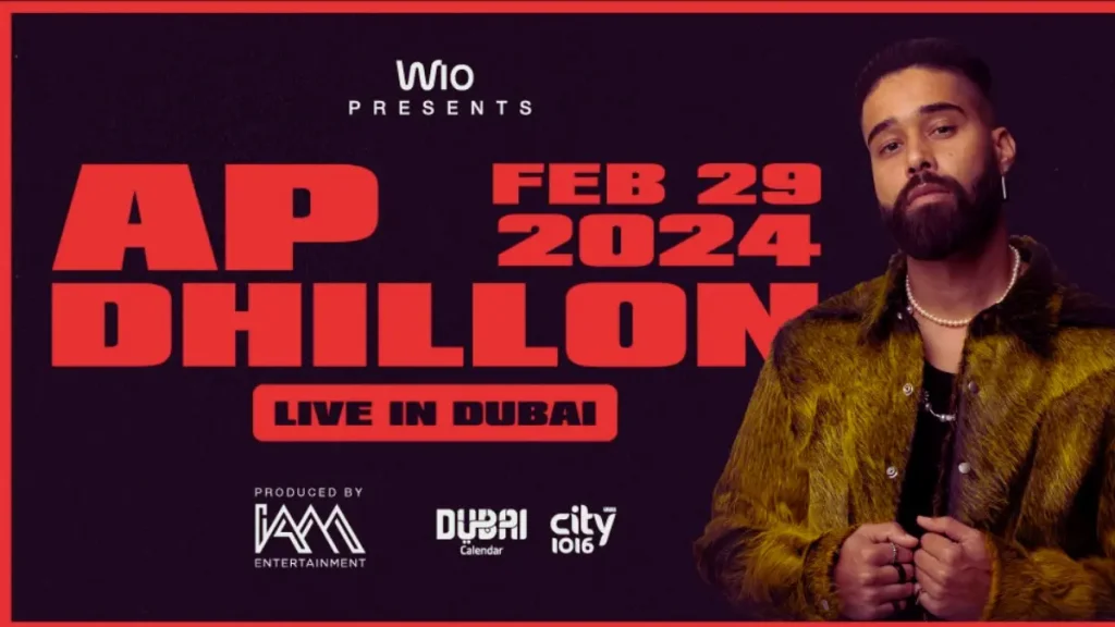 AP DIllon Coca-Cola Arena Dubai Tickets