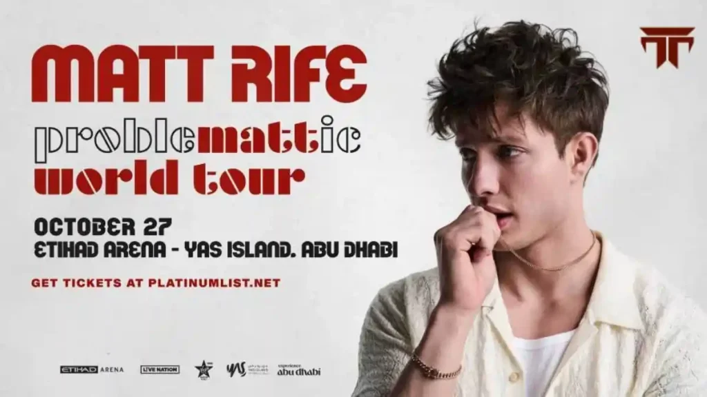 Live Nation Middle East Presents Matt Rife