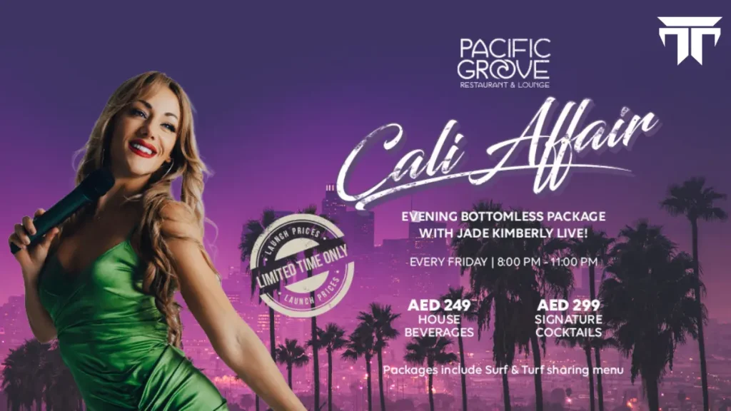 Cali Affair Evening Bottomless Package