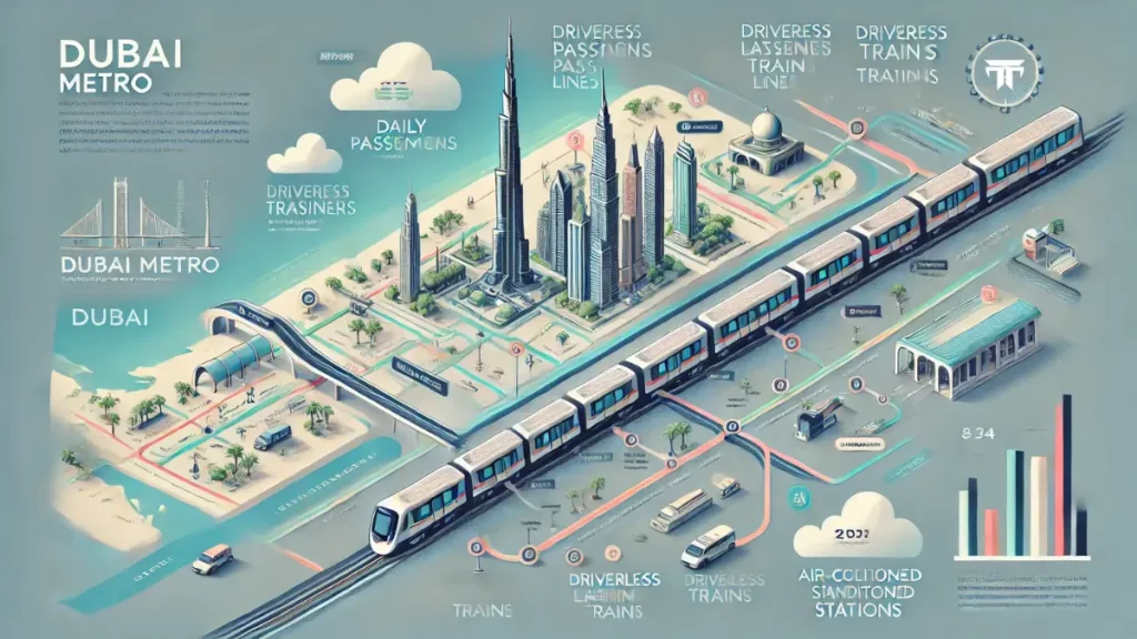 Dubai Metro Infographics