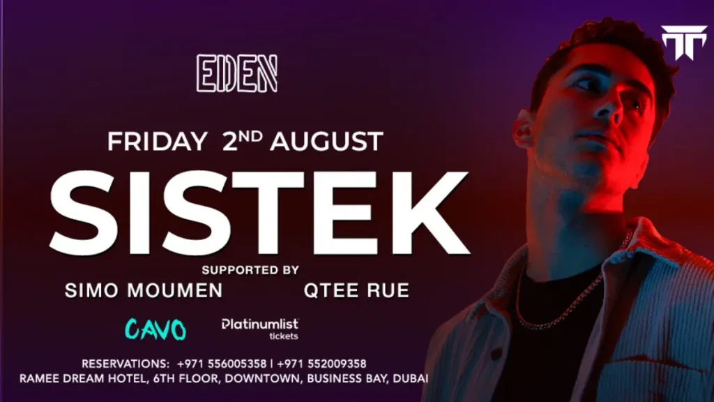 Eden Presents Sistek Performing Live