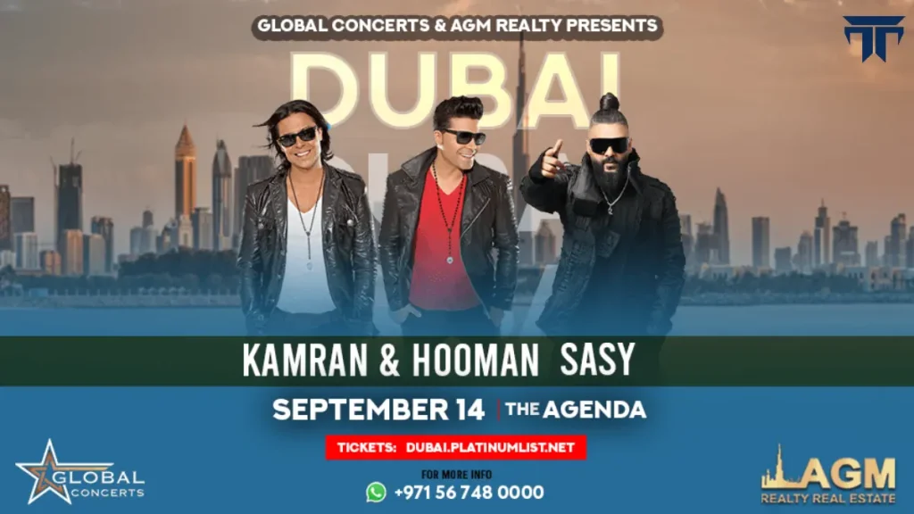 KAMRAN, HOOMAN & SASY Live