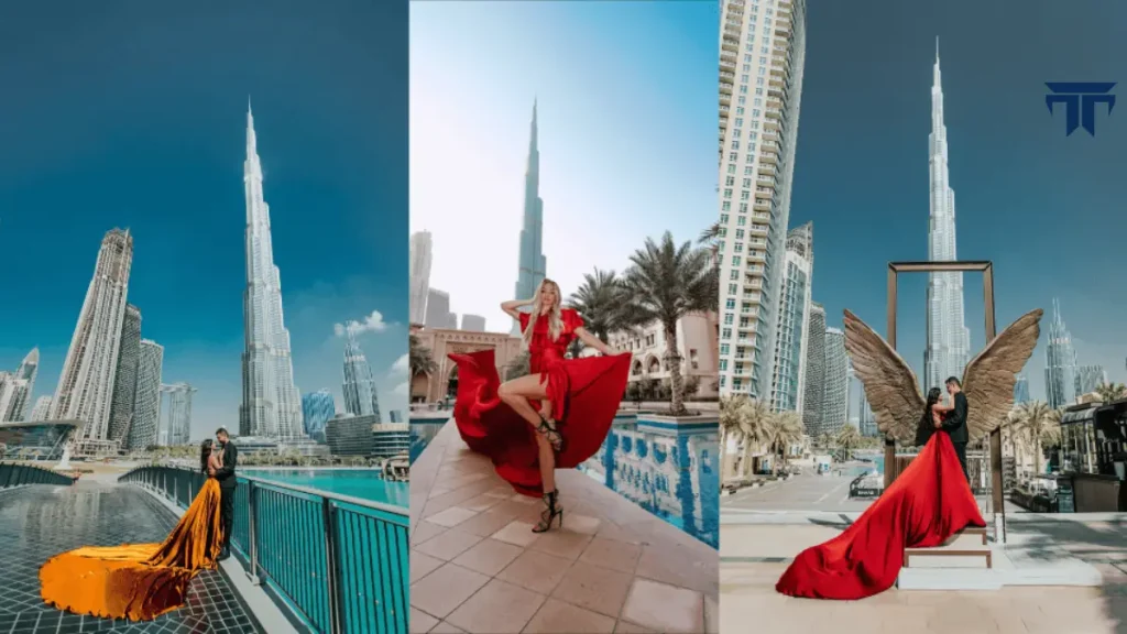 Burj Khalifa Flying Dress