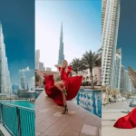 Burj Khalifa Flying Dress