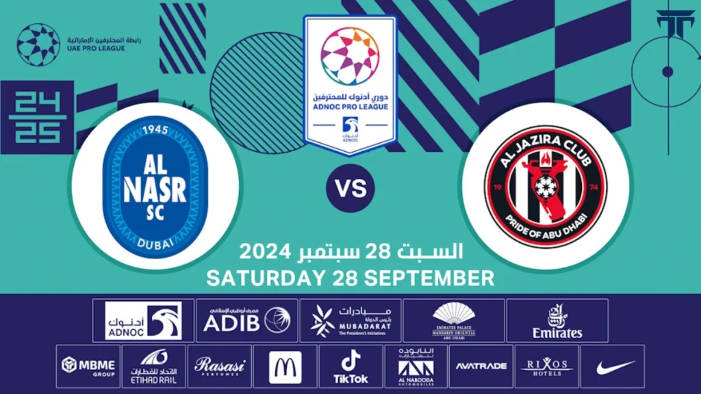 Al Jazira FC vs Al Nasr FC