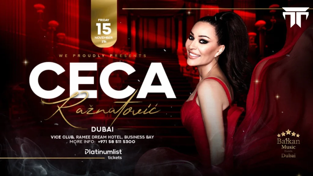 Ceca Raznatovic Live Dubai