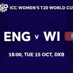 England VS West Indies